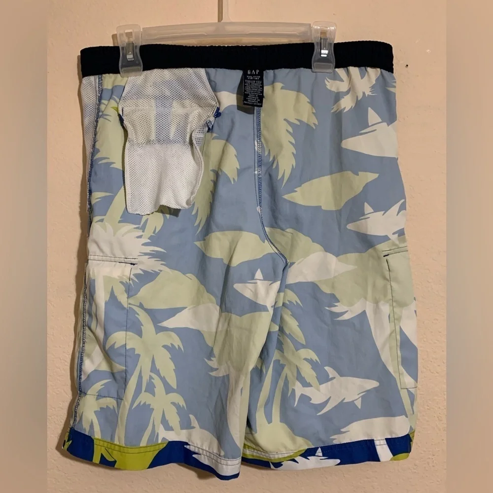 Gap Youth Tropical Cargo Shorts sz XXL